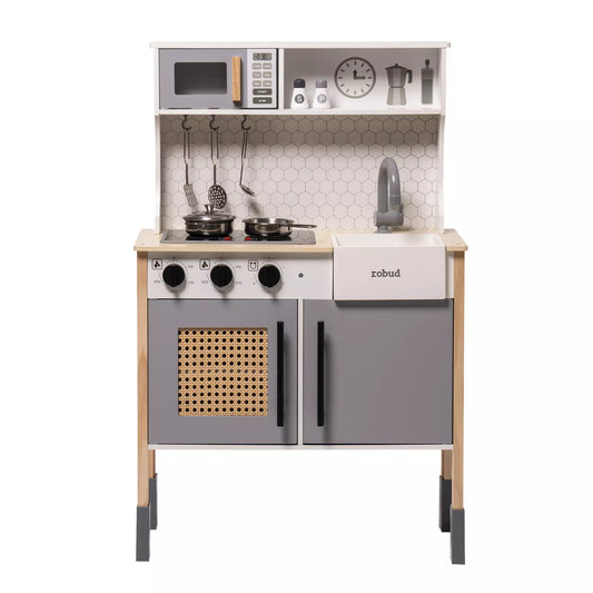 Robud Modern Vintage Pretend Play Kitchen WCF19