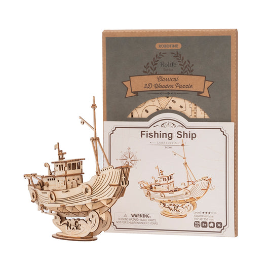 Rolife Fishing Ship TG308 | English Manual