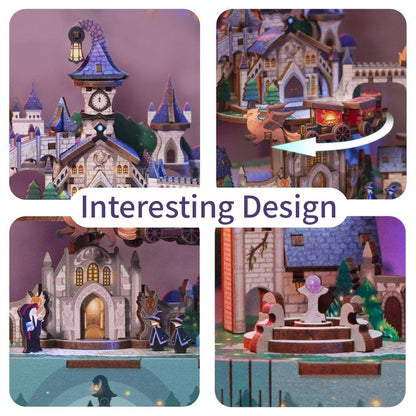 DIY 3D Wooden Puzzle Music Box | Magical Castle - The Emporium