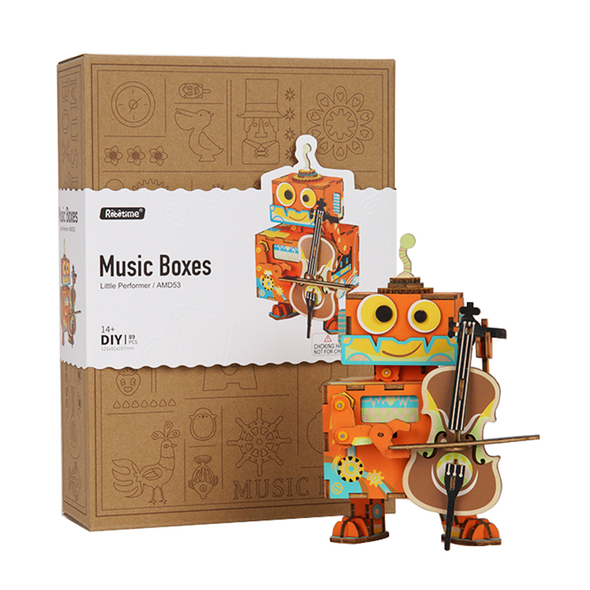 Rolife Little Performer Music Box AMD53 | English Manual