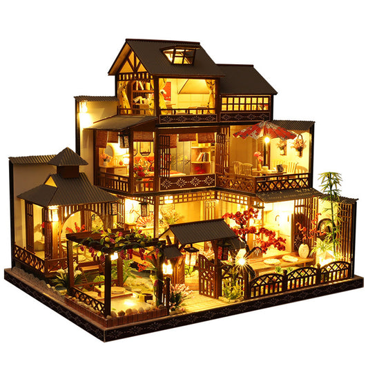 Yaquan Court | Three-Story Japanese Style DIY Miniature House Kit