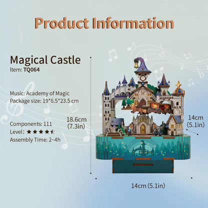 DIY 3D Wooden Puzzle Music Box | Magical Castle - The Emporium