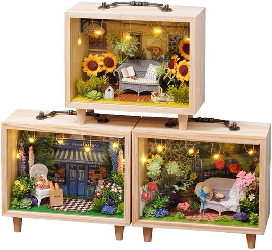 Little Wooden Box Series DIY Miniature House Kit