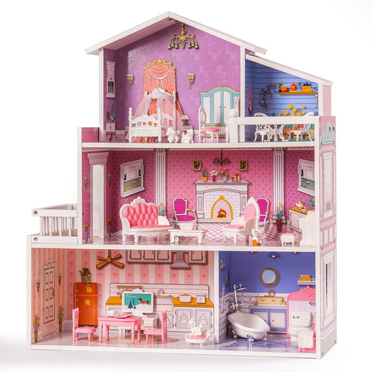 ROBUD Wooden Dollhouse WDH03