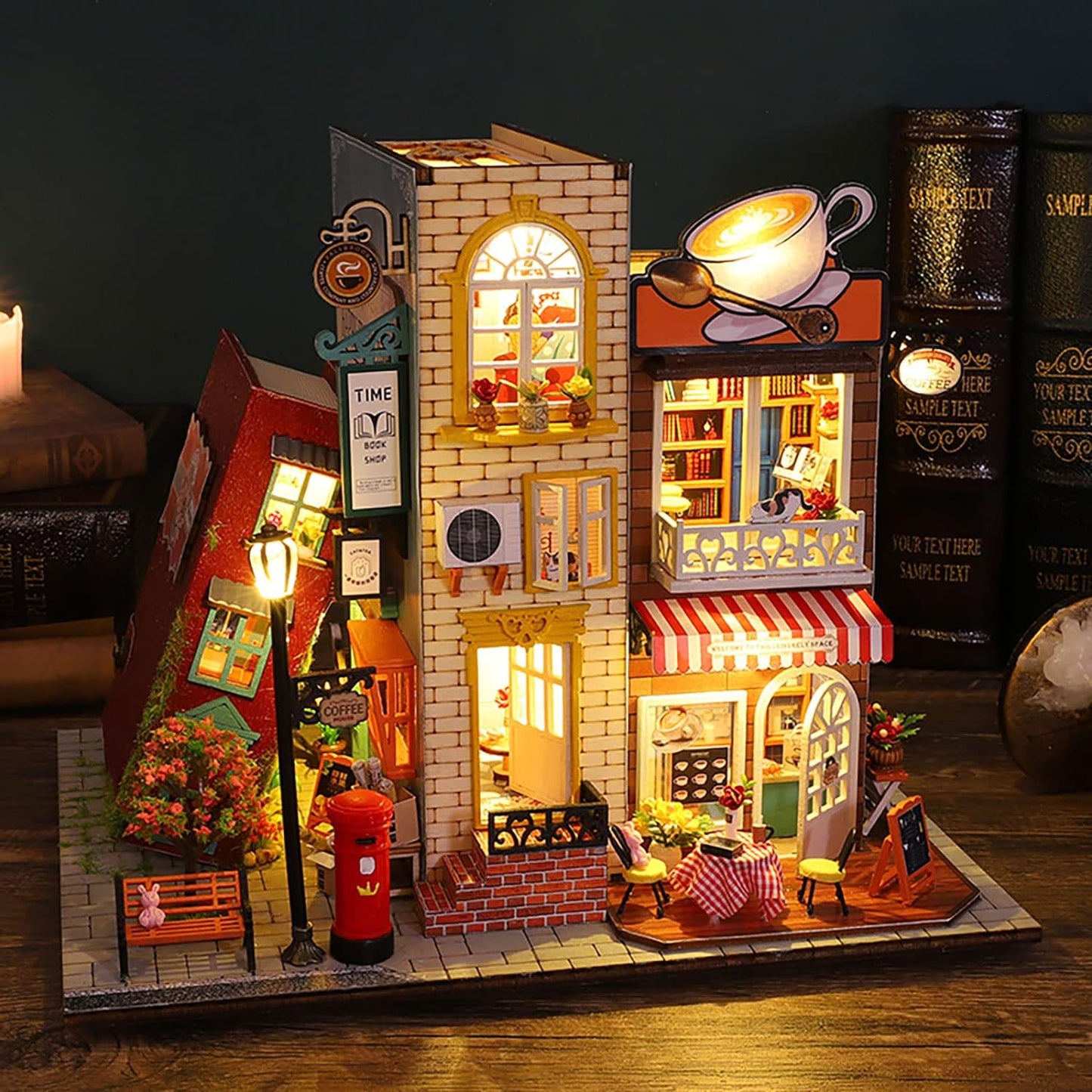 Inside and Outside the Book DIY Miniature House Kit - The Emporium