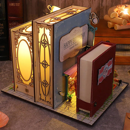 Inside and Outside the Book DIY Miniature House Kit - The Emporium