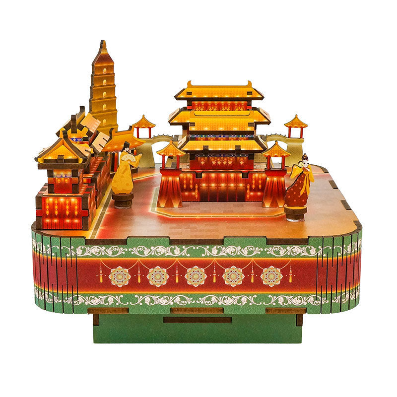 DIY 3D Wooden Puzzle Music Box | Dream To Tang Dynasty