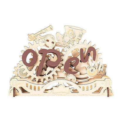 3D Wooden Puzzle | ROKR Open Closed Sign LK506