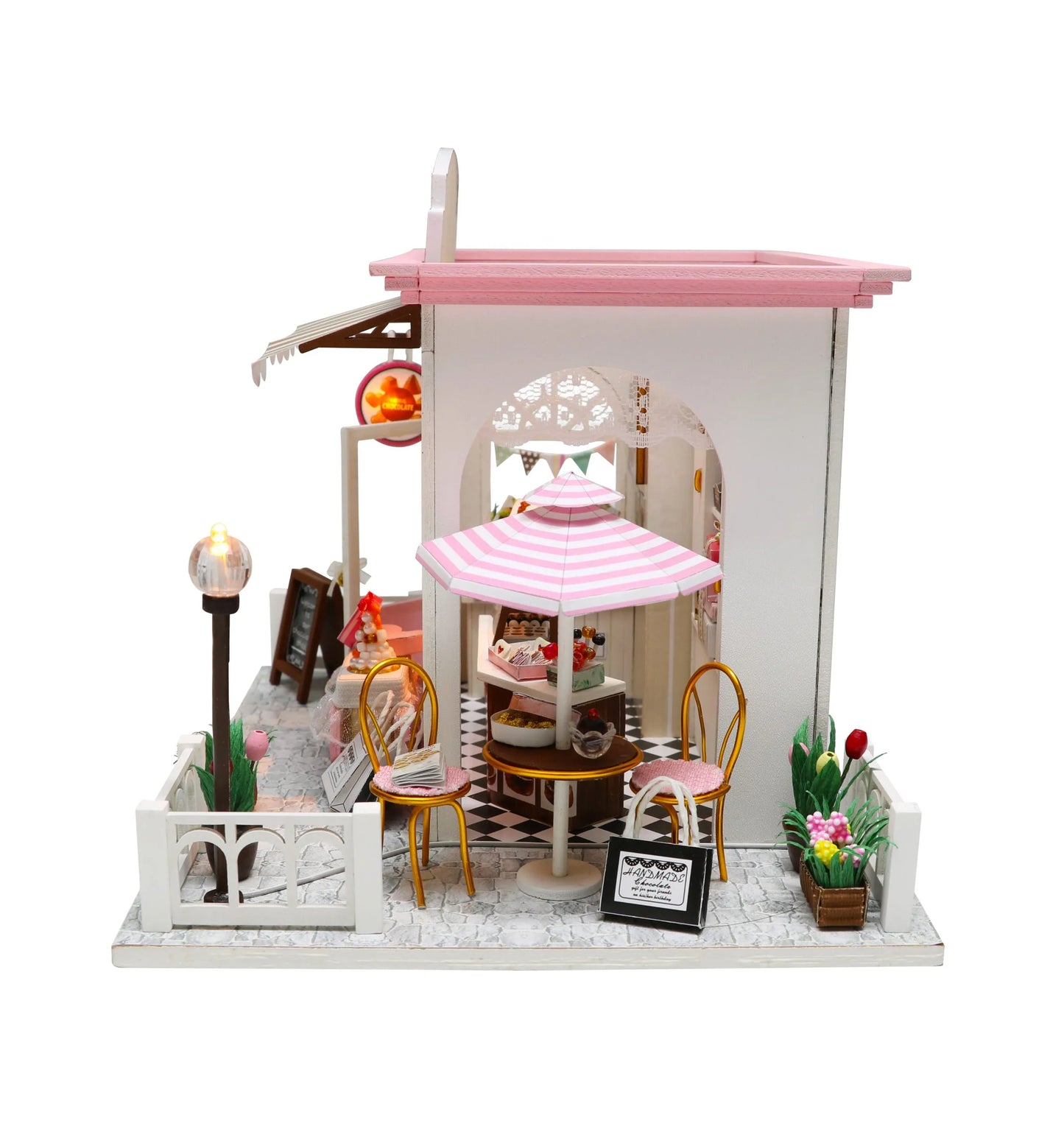 Chocolate Shop DIY Miniature House Kit