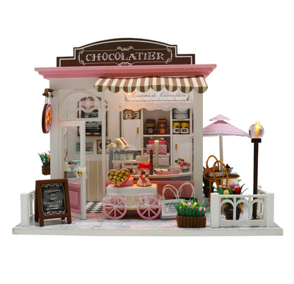 Chocolate Shop DIY Miniature House Kit