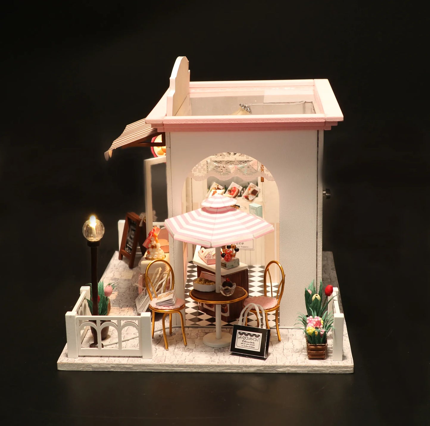 Chocolate Shop DIY Miniature House Kit