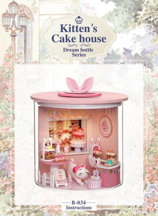 Kitten's Cake House Dream Bottle Series B034 | English Manual