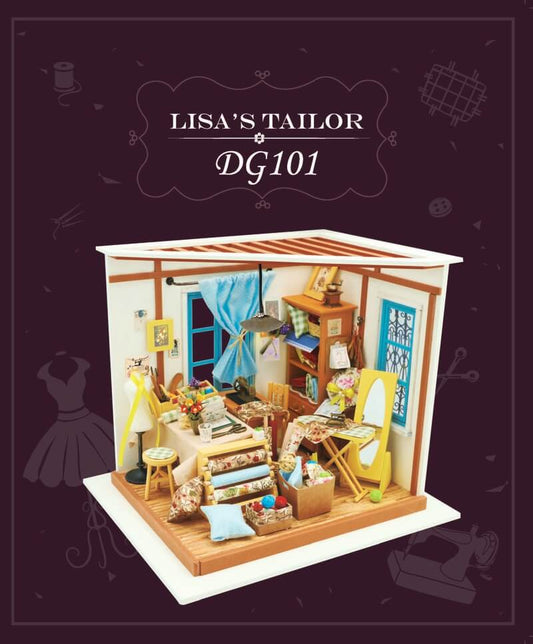 Rolife Lisa's Tailor DIY Miniature House DG101 | English Manual