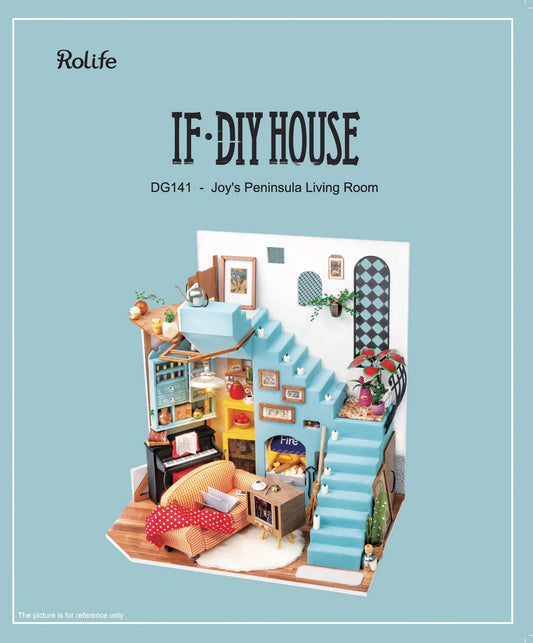 Rolife Joy’s Peninsula Living Room DIY Miniature House DG141 | English Manual