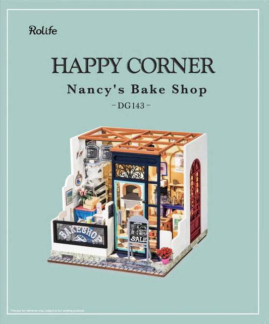 Rolife Nancy's Bake Shop DIY Miniature House DG143 | English Manual