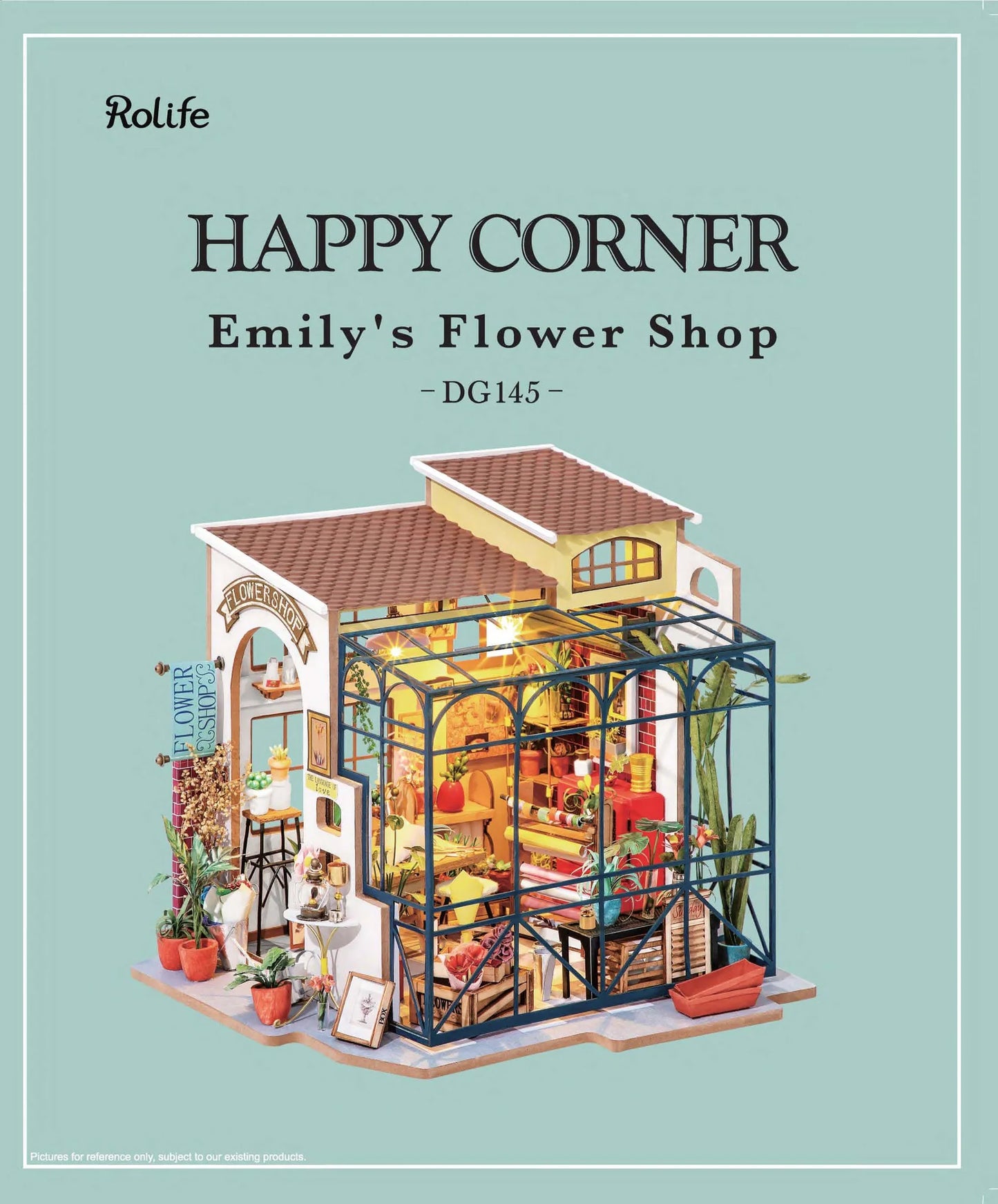 Rolife Emily's Flower Shop DIY Miniature House DG145 | English Manual