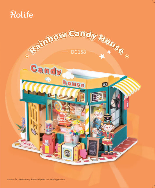 Rolife Rainbow Candy House DG158 | English Manual