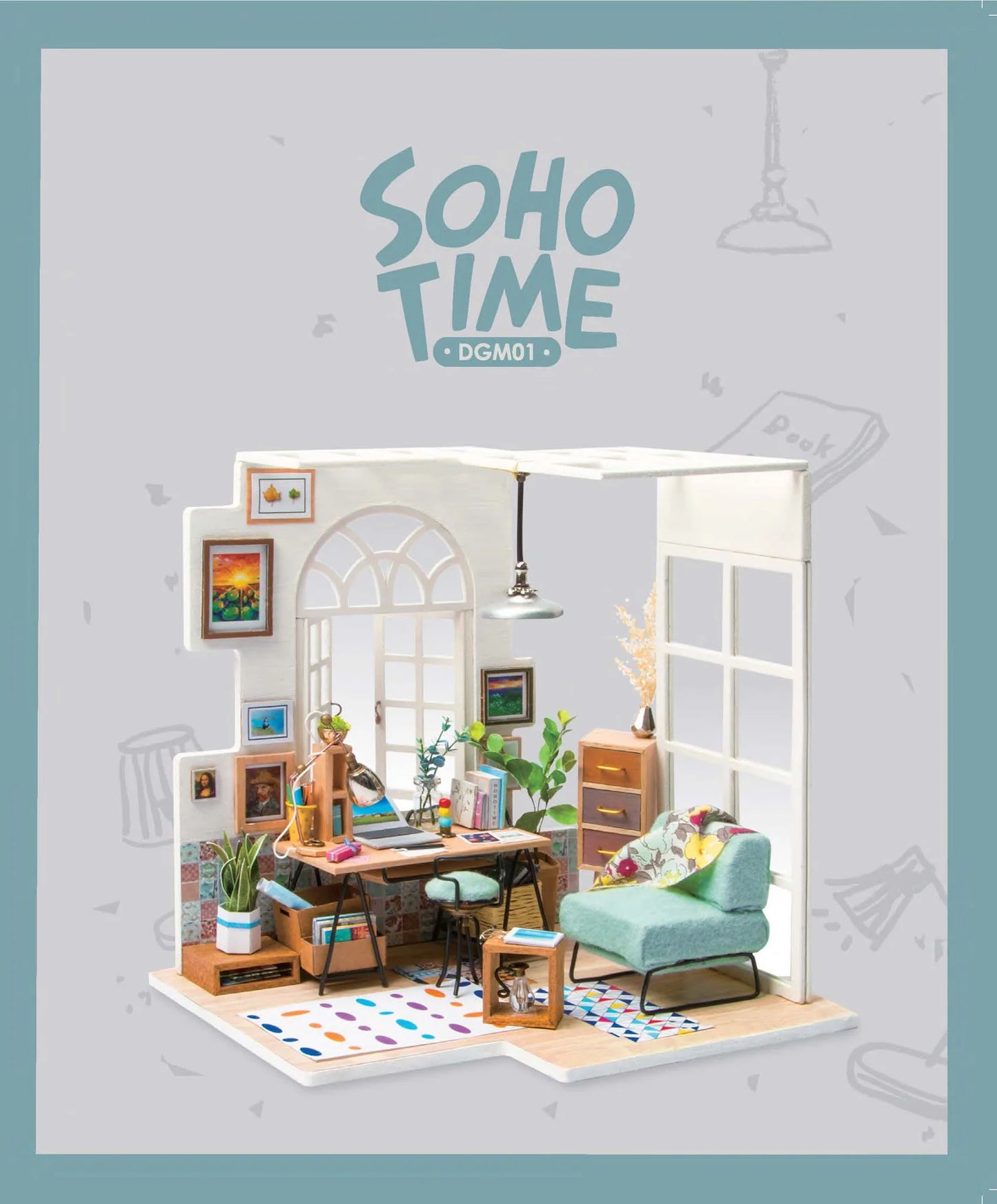 Rolife Soho Time DIY Miniature House DGM01 | English Manual