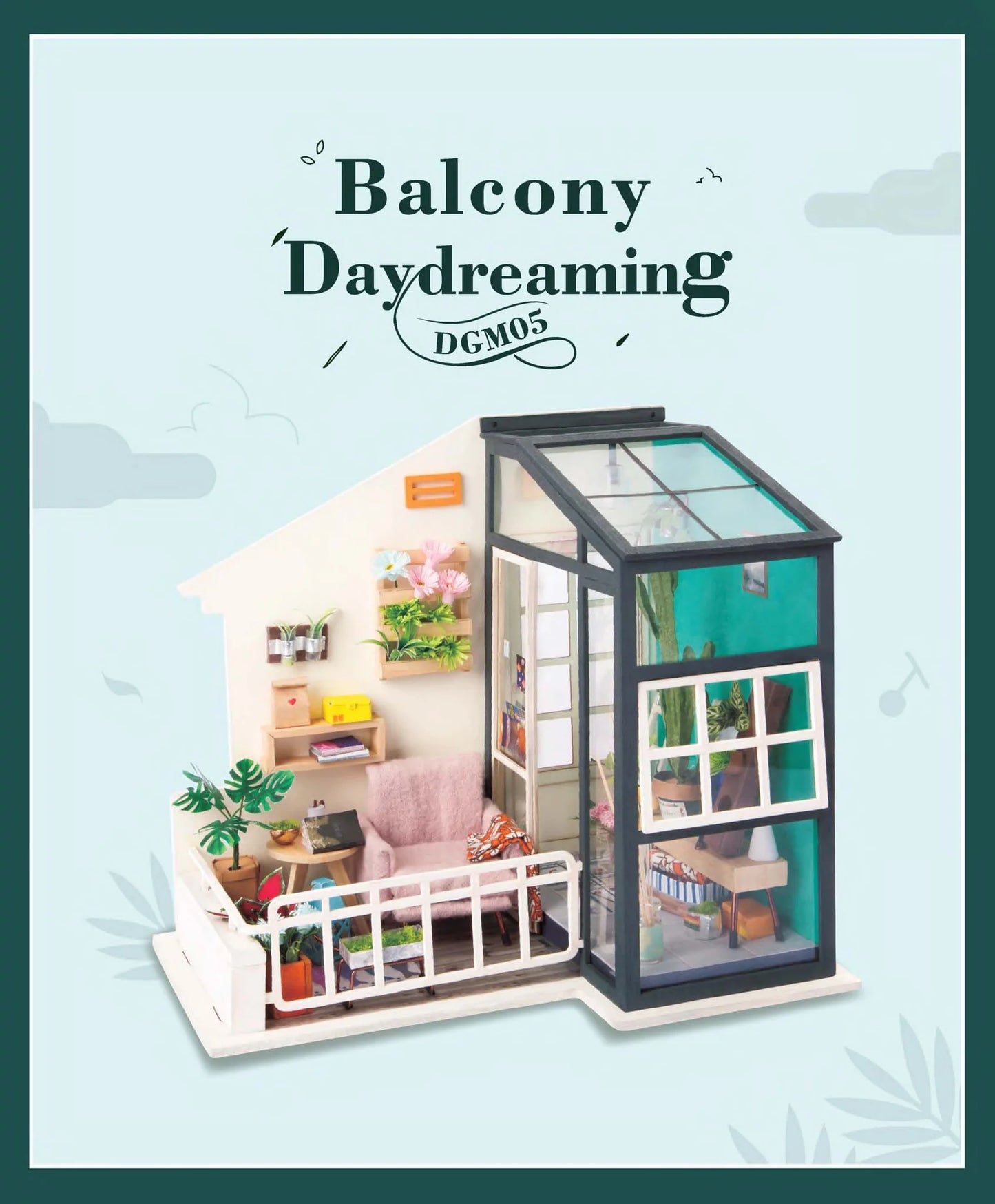 Rolife Balcony Daydreaming DIY Miniature House DGM05 | English Manual