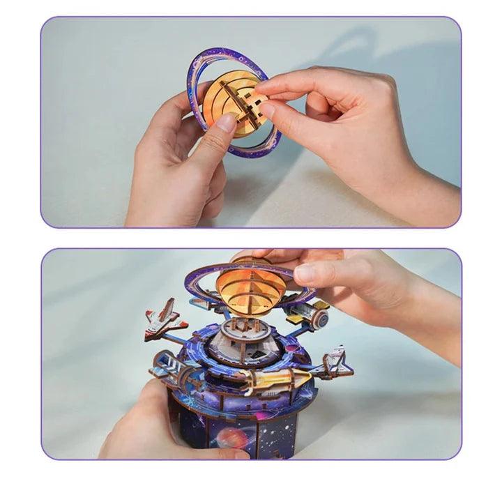 DIY 3D Wooden Puzzle Music Box | Vast Universe - The Emporium