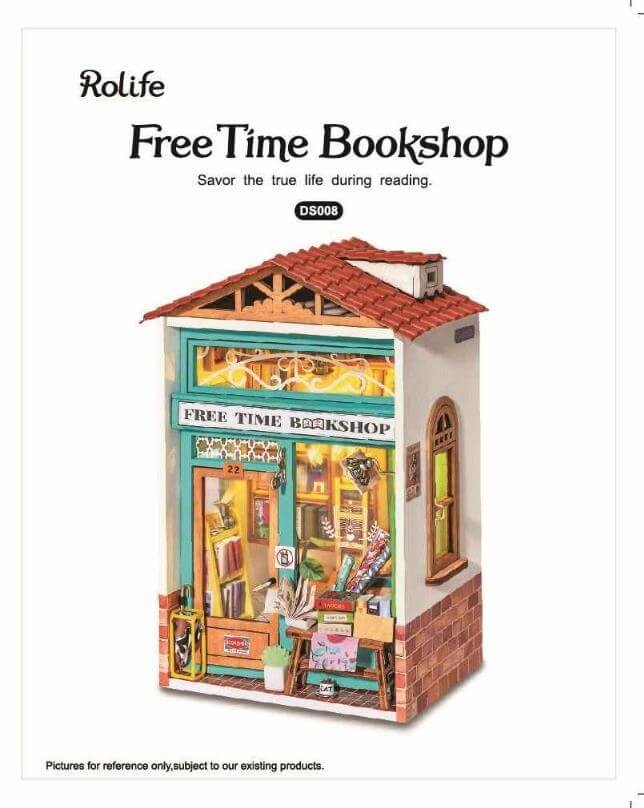 Rolife Free Time Bookshop DS008 | English Manual