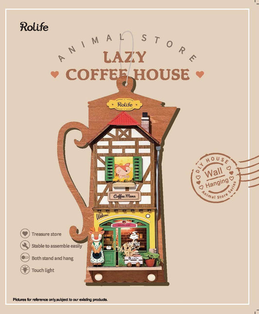 Rolife Lazy Coffee House DS020 | English Manual