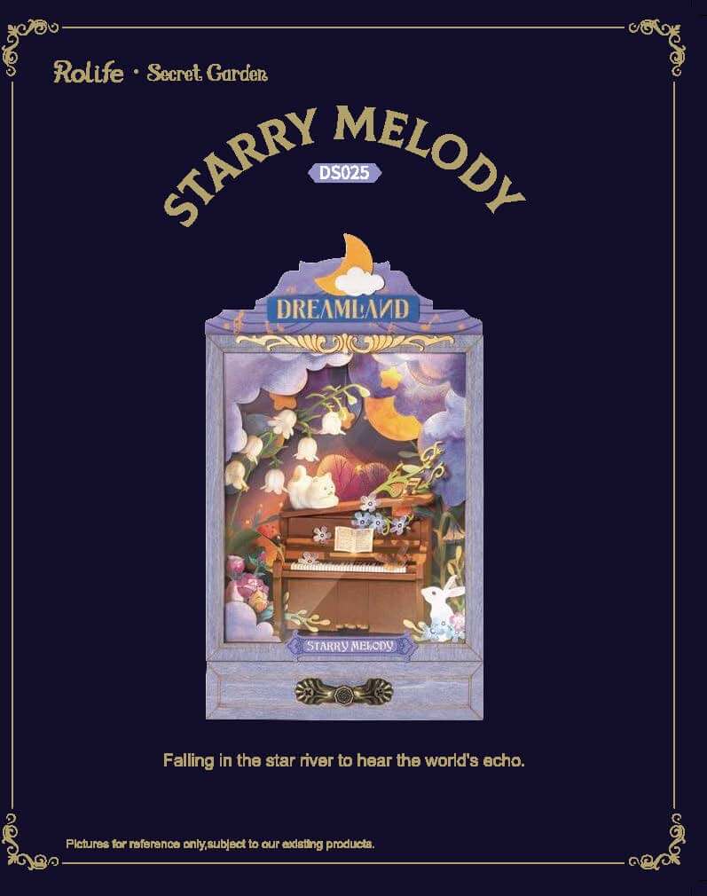 Rolife Secret Garden Starry Melody DS025 | English Manual