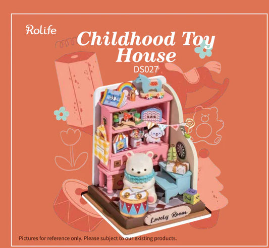 Rolife Childhood Toy House DS027 | English Manual