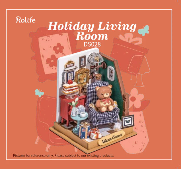 Rolife Holiday Living Room DS028 | English Manual