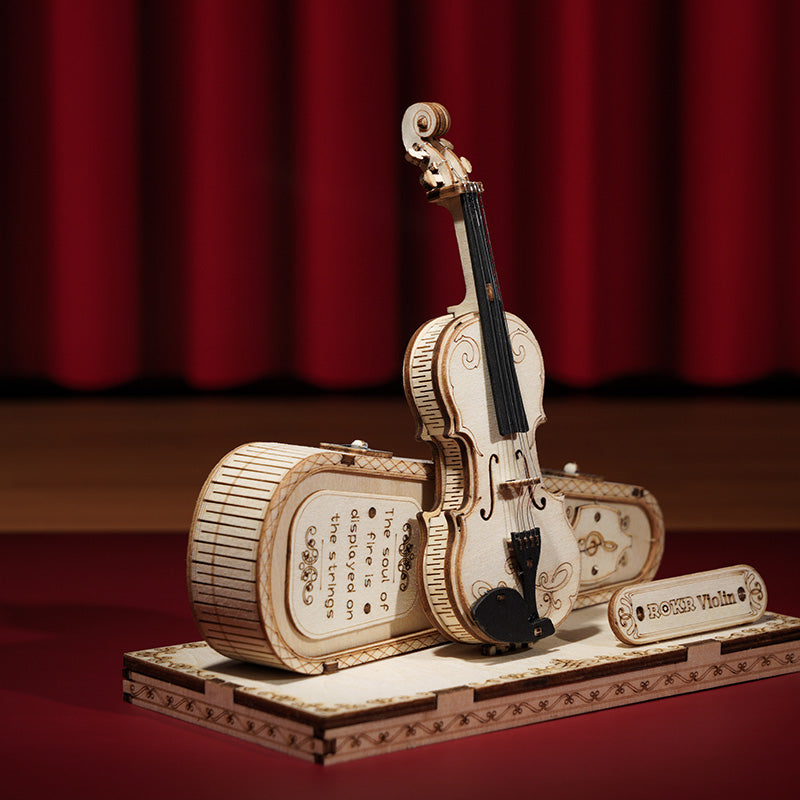 ROKR Violin Capriccio Model 3D Wooden Puzzle TG604K