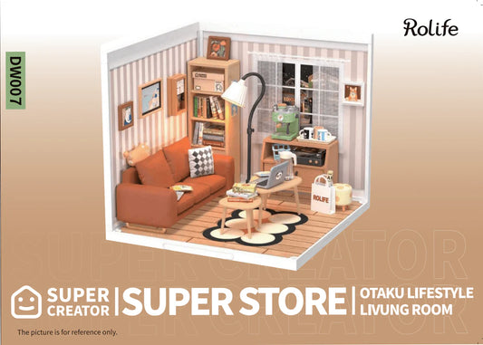 Rolife Super Creator Cozy Living Lounge DW007 | English Manual