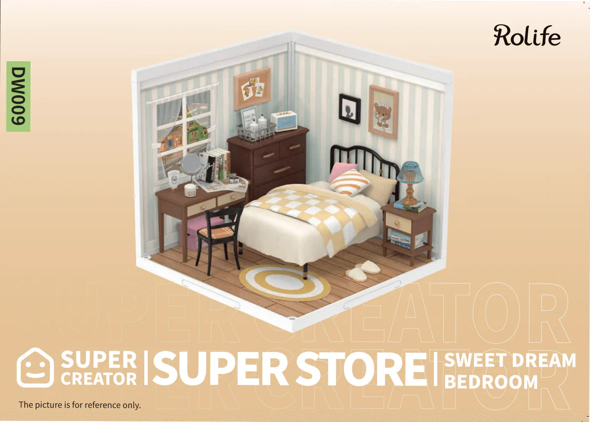 Rolife Super Creator Sweet Dream Bedroom DW009 | English Manual