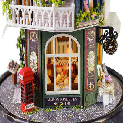 Rotating and Music World DIY Miniature House Kit | Star Dreams