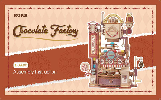 ROKR Chocolate Factory Marble Run LGA02 | English Manual