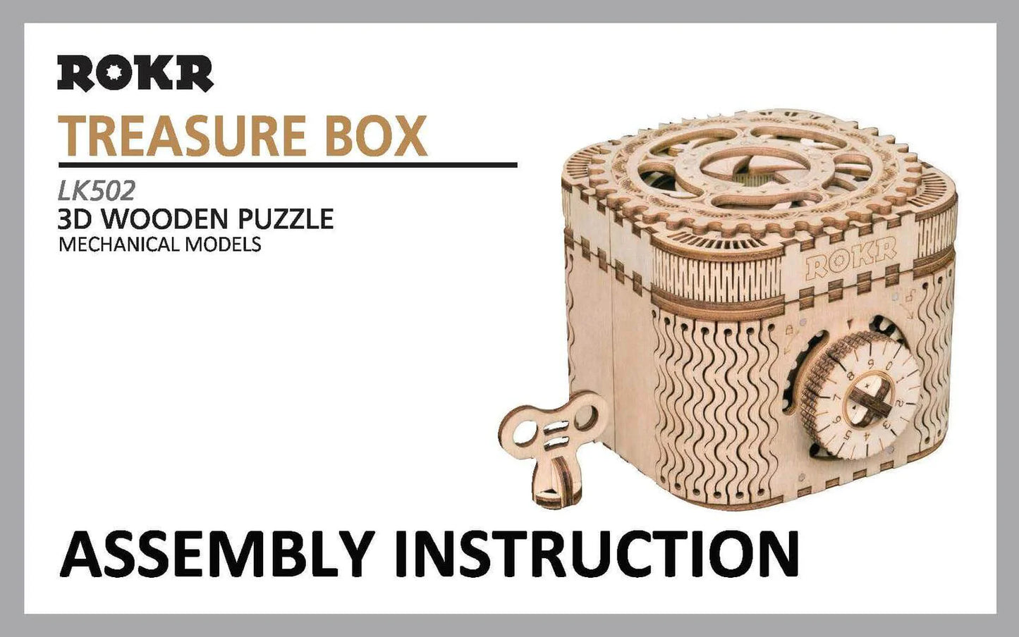 ROKR Treasure Box Mechanical Gears LK502 | English Manual