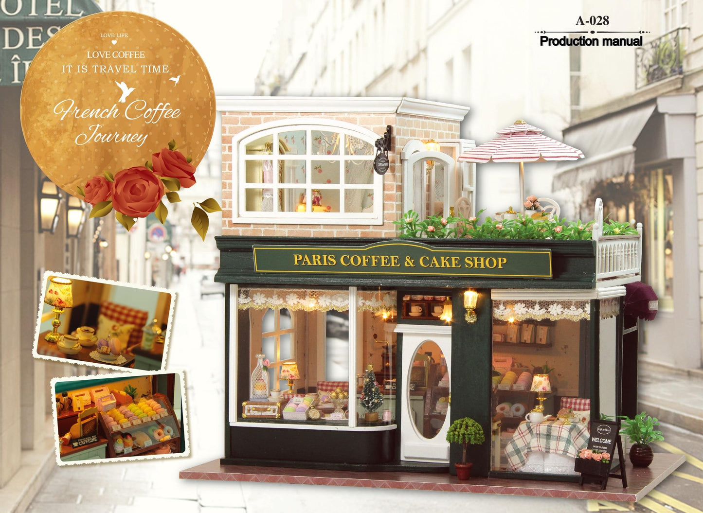 Paris Coffee and Cake Shop LMH01 | English Manual