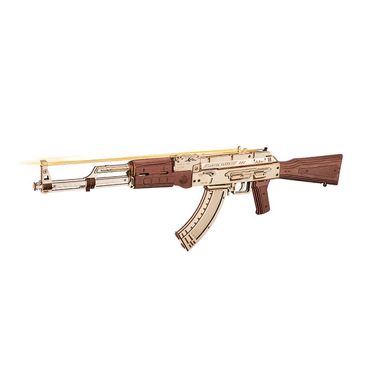 ROKR AK-47 Assault Rifle Gun Toy 3D Wooden Puzzle LQ901 [Only Ship To U.S.]