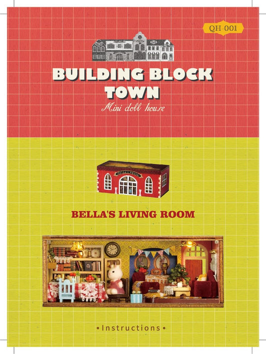 Bella's Living Room Building Block Town QH-001 | English Manual