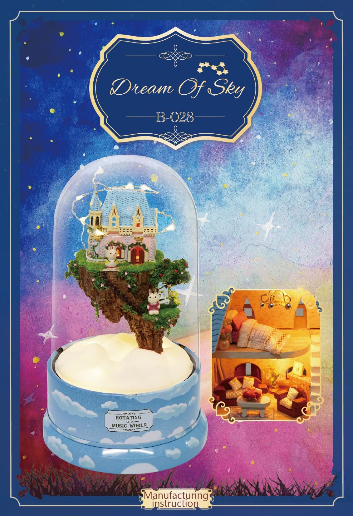 The Dream of the Sky Rotating and Music World B-028 | English Manual