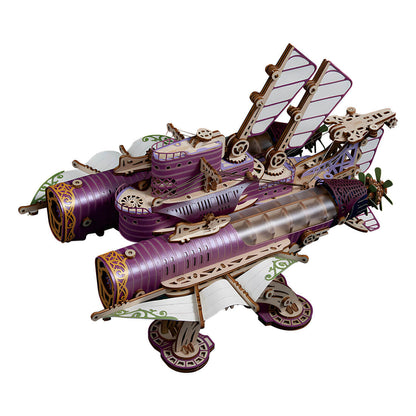 20000 Leagues Under the Sea Steampunk Airship | 3D Wooden Puzzle