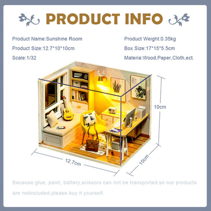 Sunshine Study | DIY Miniature House Kit