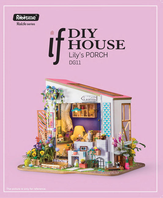 Rolife Lily's Porch DIY Miniature House DG11 | English Manual