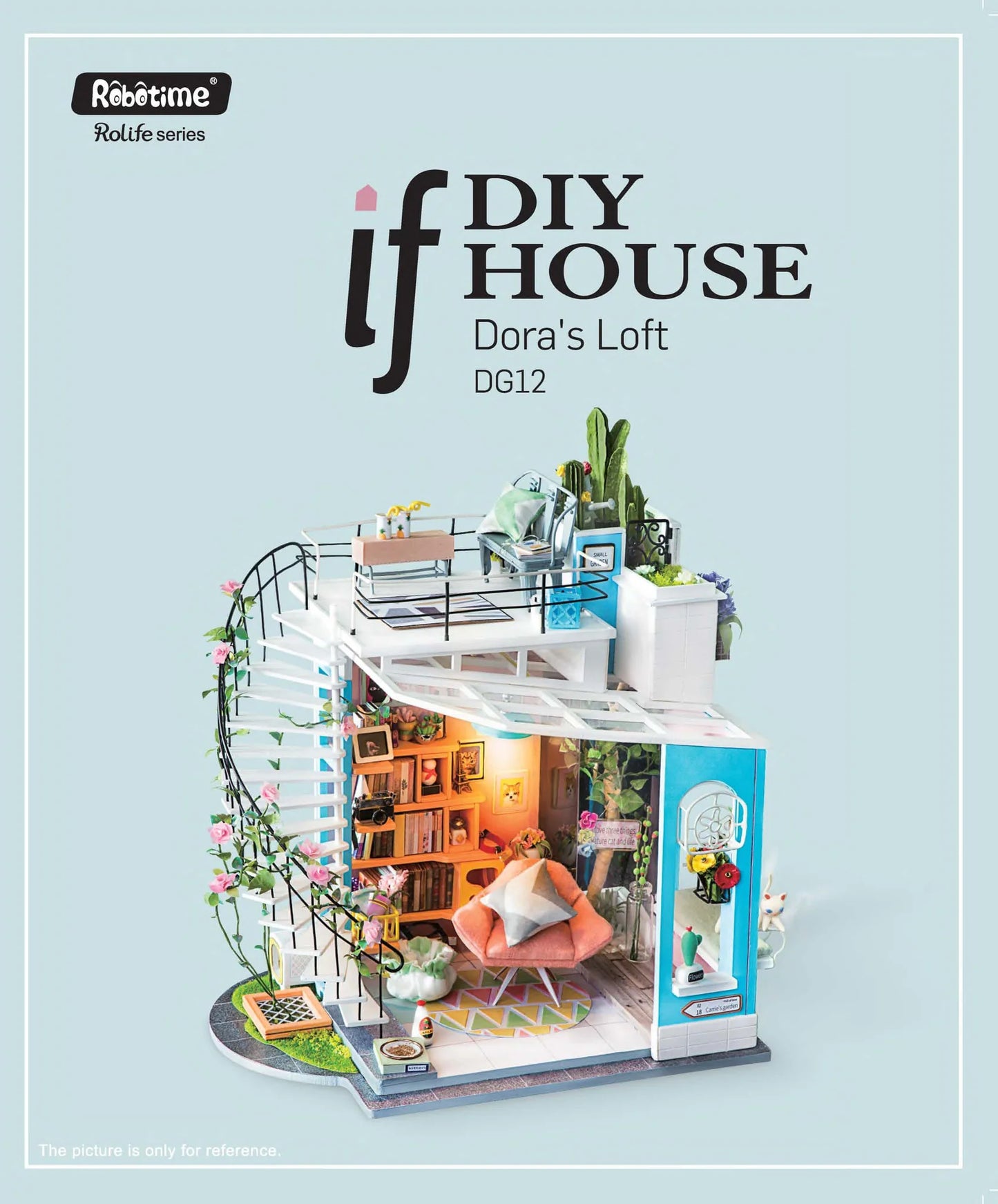 Rolife Dora's Loft DIY Miniature House DG12 | English Manual