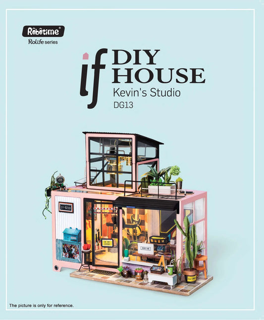 Rolife Kevin's Studio DIY Miniature House DG13 | English Manual