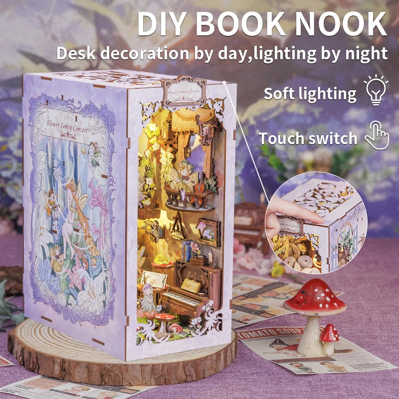 DIY Book Nook Kit | Flower Forest Concert