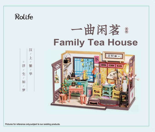 Rolife Family Tea House DIY Miniature House SN010 | English Manual