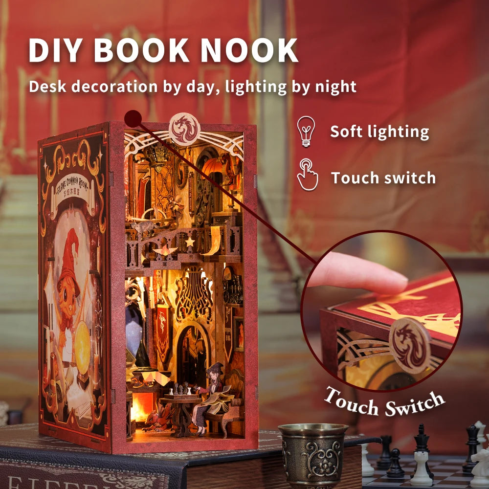 DIY Book Nook Kit | Flame Common Room