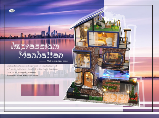 Impression Manhattan DIY Miniature House | English Manual