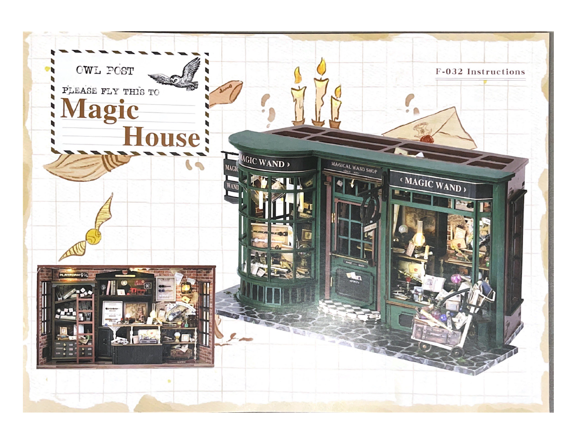 Magic House DIY Miniature House F032 | English Manual