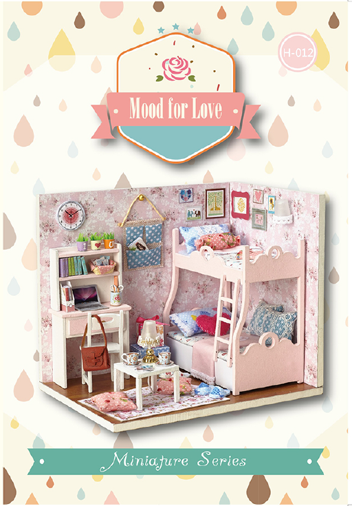 Mood For Love DIY Miniature House H012 | English Manual